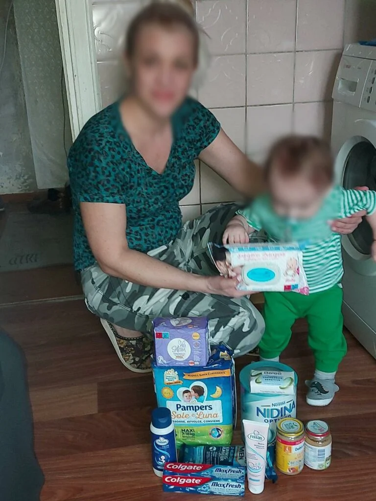 Inkubatoren Ukraine - Mutter mit Kind
