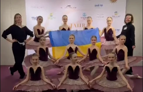 Kinder aus dem ukrainischen Kriegsgebiet zeigen ihre Dankbarkeit - OPEN Verein