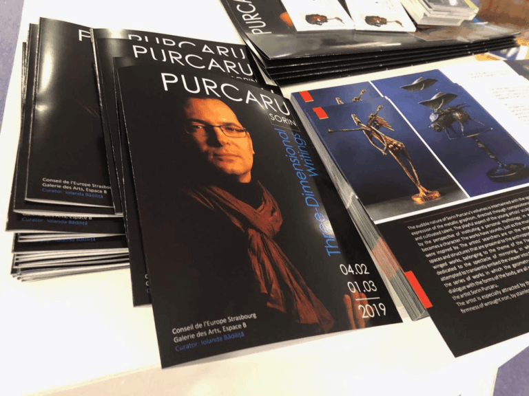 2019 – Ausstellung der rumänischen Künstler Purcaru im Europarat in Straßburg